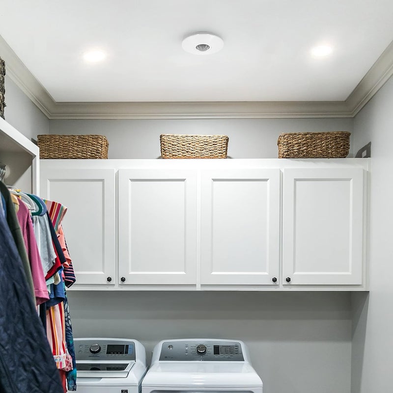 Maxxima Ceiling Mount 360 Degree PIR Occupancy Sensor - Hard-Wired Motion Sensor, 120V LED Compatible, Automatic Sensing Solution for Indoor Use at Max Height 10ft, Ideal for Closets and Pantries - Image 5